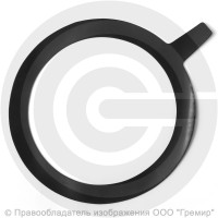 Прокладка фланцевая резиновая ТМКЩ Ду-250 Ру 10-16 (327х264х4) 4 мм с ушком исп.А ГОСТ 15180-86