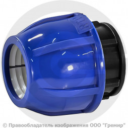 Заглушка ПЭ компрессионная Дн 25 Ру-16 RTP (РосТурПласт)