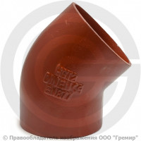 Отвод чугунный безраструбный SML Ду 250 45гр Китай