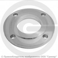 Фланец плоский 09Г2С 1-100-6 ГОСТ 12820-80, Ру-6, Ду-100