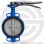 Затвор дисковый поворотный межфланцевый Ду-200 Ру-10/16 EPDM с чугунным диском Китай