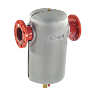 Дешламатор магнитный сетчатый Т-образный стальной фланцевый Ду-100 Ру-16 (Т<110°С) Giacomini R146M