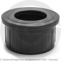 Бурт ПВХ клеевой серый под фланец Дн 63 Ру-16 напорный Aquaviva