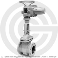Задвижка стальная фланцевая Ду-300 Ру-16 (Т<425°С) 30с941нж МЗТА с электроприводом (380 В)