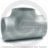 Тройник 377х12-219х8 (Ду 350-200) оцинкованный переходной ГОСТ 17376