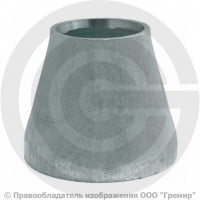 Переход 89х3,5-76х3,5 (Ду 80-65) оцинкованный концентрический ГОСТ 17378