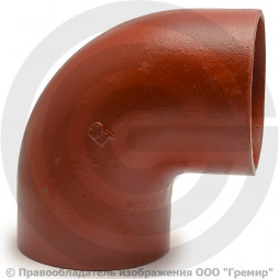 Отвод чугунный безраструбный SML Ду 100 88гр Китай