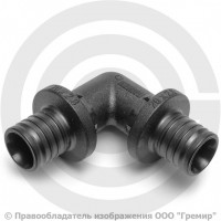 Угольник аксиальный PPSU для PE-X труб Дн 32 90гр RAUTITAN PX Rehau