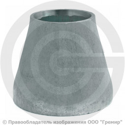 Переход 108х4-57х3 (Ду 100-50) оцинкованный концентрический ГОСТ 17378