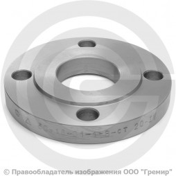 Фланец плоский стальной 1-50-16 ГОСТ 12820-80, Ру-16, Ду-50