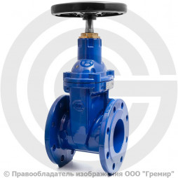 Задвижка чугунная фланцевая Ду-150 Ру-16 (Т<80°С) KR20 АДЛ Гранар