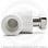 Угольник PP-R белый с накидной гайкой Дн 20-1/2" Pro Aqua