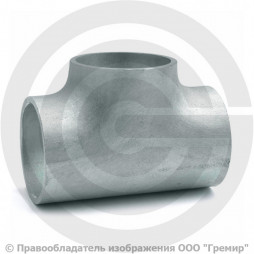 Тройник 57х3,5 (Ду-50) оцинкованный равнопроходной Китай
