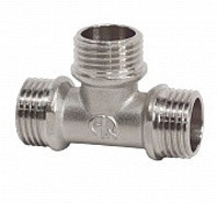 Тройник латунный НР (НАР) Ду-20 (3/4") никель SantechSystems