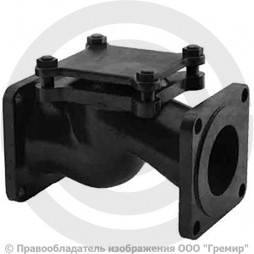 Клапан обратный подъемный чугунный фланцевый Ду-40 Ру-25 (Т<225°С) 16кч9п Луидор
