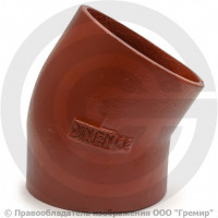 Отвод чугунный безраструбный SML Ду 125 30гр Китай