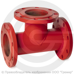 Тройник фланцевый ТФ стальной Ду 150-50 Ру-16 КЗСД