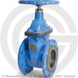 Задвижка чугунная фланцевая Ду-200 Ру-10/16 (Т<110°С) VOC4241C Tecofi