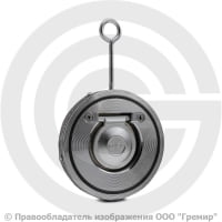 Клапан обратный одностворчатый стальной межфланцевый Ду-80 Ру-16 (Т<110°С) диск оцинк CB5440 Tecofi