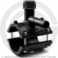 Седелка ПЭ100 электросварная Дн 90-32 Ру-16 SDR11 с фрезой TEGA