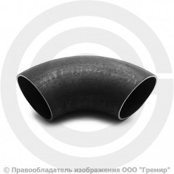 Отвод П90 89х4,5 (Ду-80) стальной (Ст.20) 90 градусов ГОСТ 17375