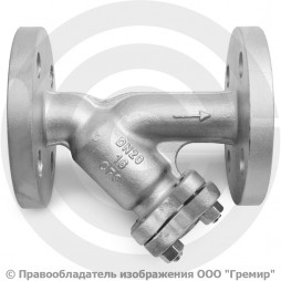 Фильтр сетчатый нержавеющий AISI 304 (CF8) фланцевый Ду-20 (3/4") Ру-16 (Т<250°С) NK-FYS20/4