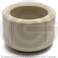 Заглушка (пробка) PP-R серая внутренняя пайка Дн 75 VALFEX