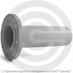 Патрубок фланец-гладкий конец ПФГ стальной L=1200мм Ду-200