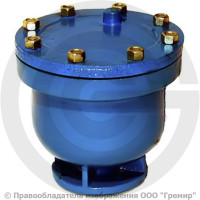 Вантуз автоматический однокамерный чугунный фланцевый Ду-100 Ру-10 Луидор В6