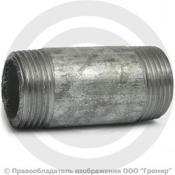 Бочонок стальной оцинкованный L=65мм Ду-25 (1") КАЗ