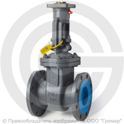 Задвижка стальная фланцевая под электропривод Ду-125 Ру-16 L=255мм (Т<200°С) 30с941нж Китай