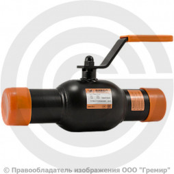 Кран стальной под приварку Ду-40 Ру-40 L=250мм АДЛ КШТ.10.040.40