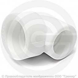 Угольник PP-R переходной белый внутренняя пайка Дн 32-20 90гр Pro Aqua