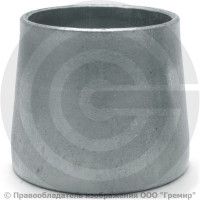 Переход 89х3,5-76х3,5 (Ду 80-65) оцинкованный концентрический ГОСТ 17378 КАЗ