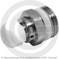 Кран Маевского ручной латунный Ду-8 (1/4") Ру-10 НР (НАР) с колпачком Giacomini R66A