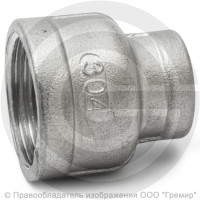 Муфта нержавеющая AISI 304 переходная Ду 32-20 (1 1/4"-3/4")