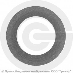 Прокладка фланцевая паронитовая ПОН-Б Ду-100 Ру-6 2 мм исп.А ГОСТ 15180-86