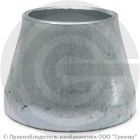 Переход 108х4-76х3,5 (Ду 100-65) оцинкованный концентрический ГОСТ 17378 КАЗ