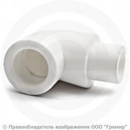 Угольник PP-R переходной белый внутренняя-наружная пайка Дн 32-20 90гр RTP (РосТурПласт)