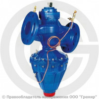 Клапан балансировочный автоматический чугунный фланцевый Ду-65 Ру-16 Kvs=52м3/ч с измерительными ниппелями R206CF Giacomini