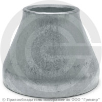 Переход 133х5-76х3,5 (Ду 125-65) оцинкованный концентрический ГОСТ 17378 КАЗ