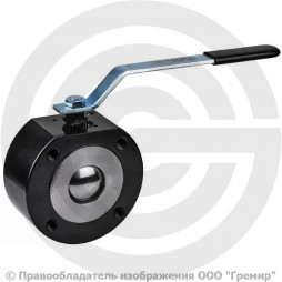 Кран стальной межфланцевый Ду-15 Ру-40 L=40мм полнопроходной Broen Ballomax КШТ 60.415.015.А (компакт)