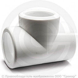 Тройник PP-R белый внутренняя пайка Дн 20 RTP (РосТурПласт)