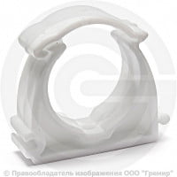 Опора PP-R с фиксатором белая Дн 40 RTP (РосТурПласт)