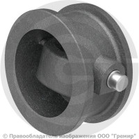 Клапан обратный поворотный чугунный фланцевый Ду-50 Ру-16 (Т<225°С) без присоединительных фланцев 19ч01бр КАЗ
