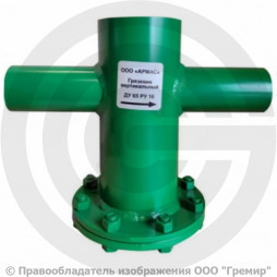 Грязевик абонентский вертикальный стальной под приварку Ду-100 Ру-16 АРМАС