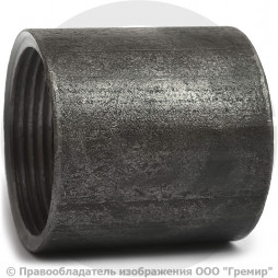 Муфта стальная ВР (ВН) Ду-50 (2") с фаской АС