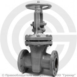 Задвижка стальная фланцевая Ду-50 Ру-40 L=216мм (Т<450°С) 30с15нж ЧАЗ