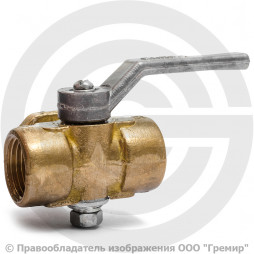 Кран трехходовой для манометра Ду-15 Ру-16 ВР (ВН) G1/2"-М20х1,5 с фланцем и ручкой ВИПРА КПТ 11б38бк/11б18бк