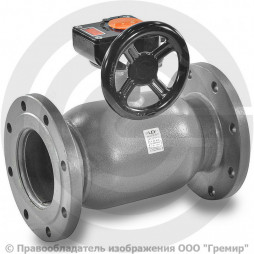 Кран стальной фланцевый с редуктором Ду-200 Ру-16 L=530мм LD КШ.Ц.Ф.Р. 200.016.П/П